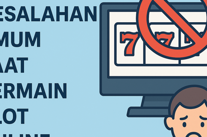kesalahan umum slot online